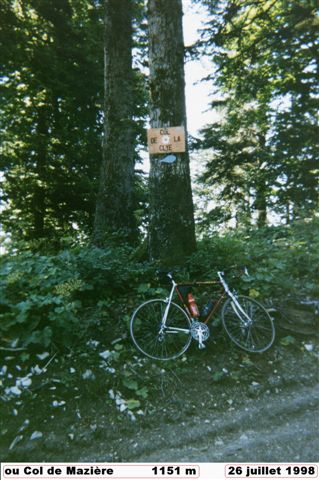 Agrandir l'image Col de Mazière ou Col de la Clye - FR-01-1151
