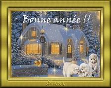 Carte Bonne ann�e - Voir cette image en taille r�elle