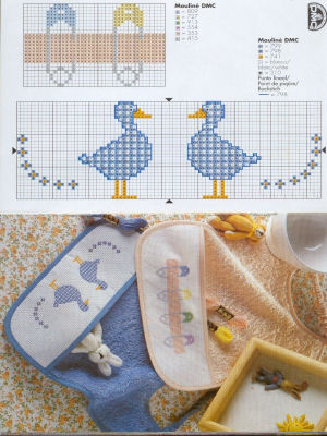 Point de Croix : Grille Motif Bébé en DMC (2) dans Bébé 080221071039178861745644