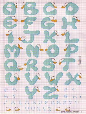Point de Croix : Grille Alphabet dans Les Alphabets 080225115527178861760850