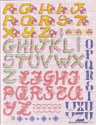Point de Croix : Grille Alphabet dans Les Alphabets 080226010959178861761059