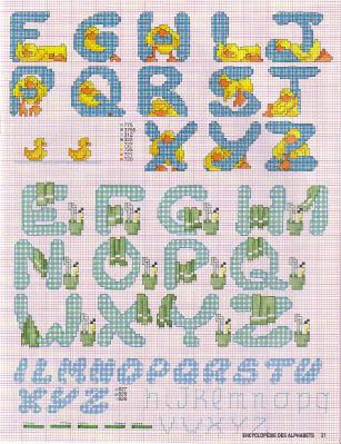 Point de Croix : Grille Alphabet dans Les Alphabets 080226011715178861761065
