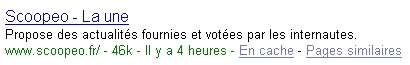 indexation google