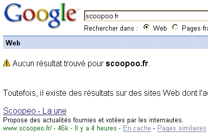indexation dans Google