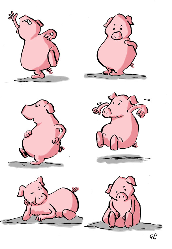 cochon dessin