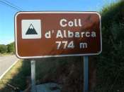 Coll d'Albarca - ES-T-0774 (Panneau)