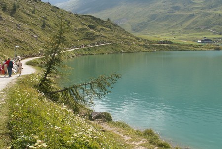 Le lac de Tignes Le lac de Tignes