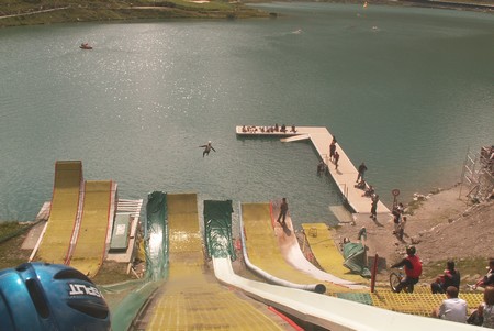 Jumping vu d'en haut