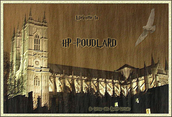 { HP-POUDLARD * ... que la magie commence...