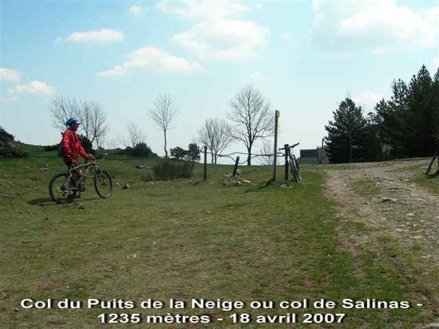 Agrandir l'image Col du Puits de la Neige ou de Salinas ou dels PousCol du Puits de la Neige ou de Salinas ou dels Pous FR-66-1235