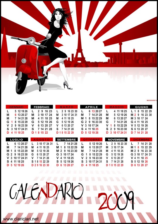Image hébergée par Casimages.com : Le calendrier 2009