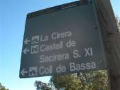 Coll de Bassa - ES-B-0530 (Panneau directionnel)