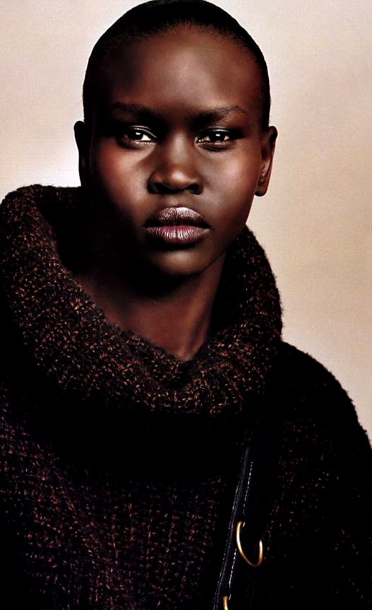 alek wek runway. dark bohemiia blog : alek wek