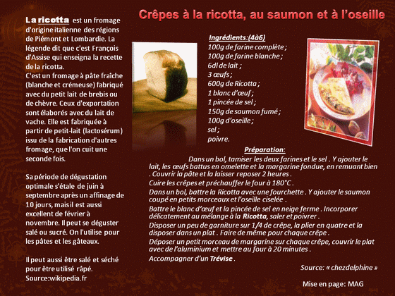 Crêpes et Ricotta