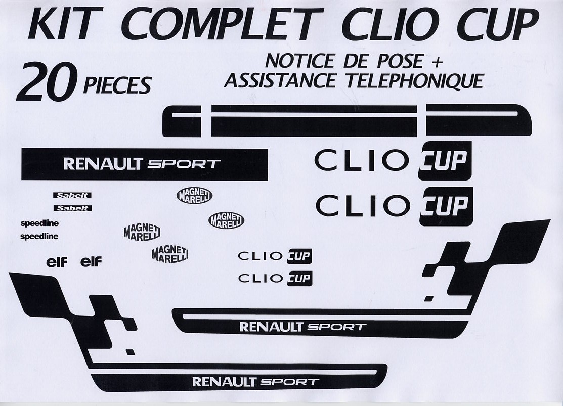 Renault Clio Stickers