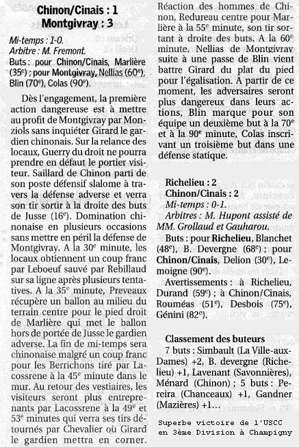 02 D&eacute;cembre USCC 1. 2 et 3