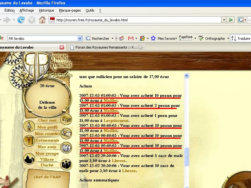 Screen Maillot infraction delestage de p