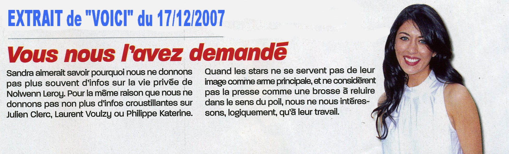 Nol - Voici du 17-12