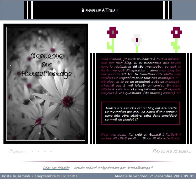 Bienvenue