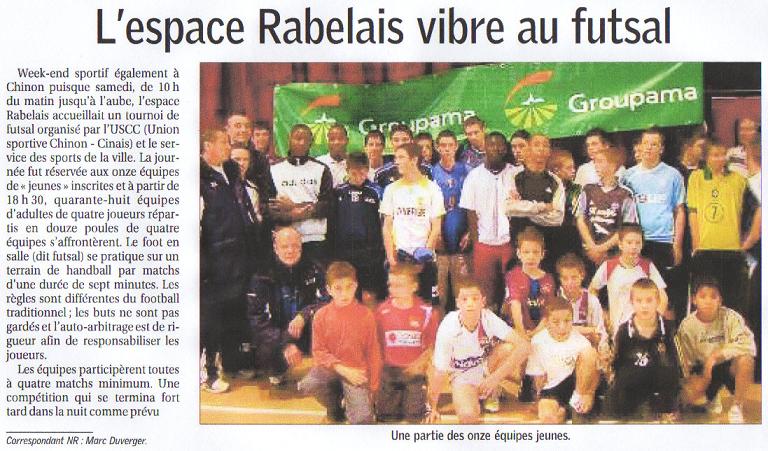 FUTSAL SAMEDI 22 DECEMBRE 2007