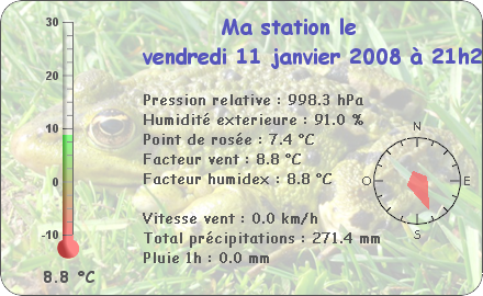 Observations du vendredi 11 Janvier 2008 080111091402101411598197