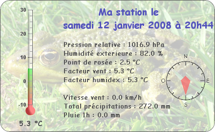 Observations du Samedi 12 Janvier 2008 080112084950101411601327