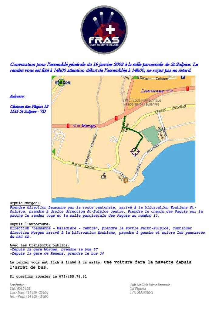 Plans assembl&eacute;e du 19.01.08