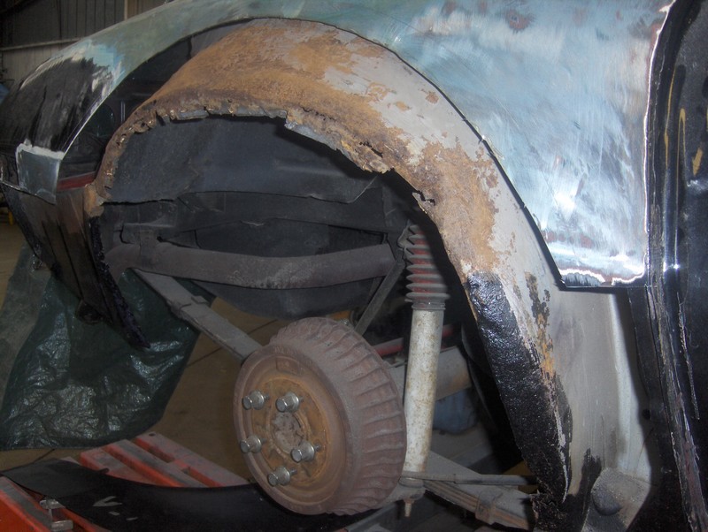 Passage de roue pourri