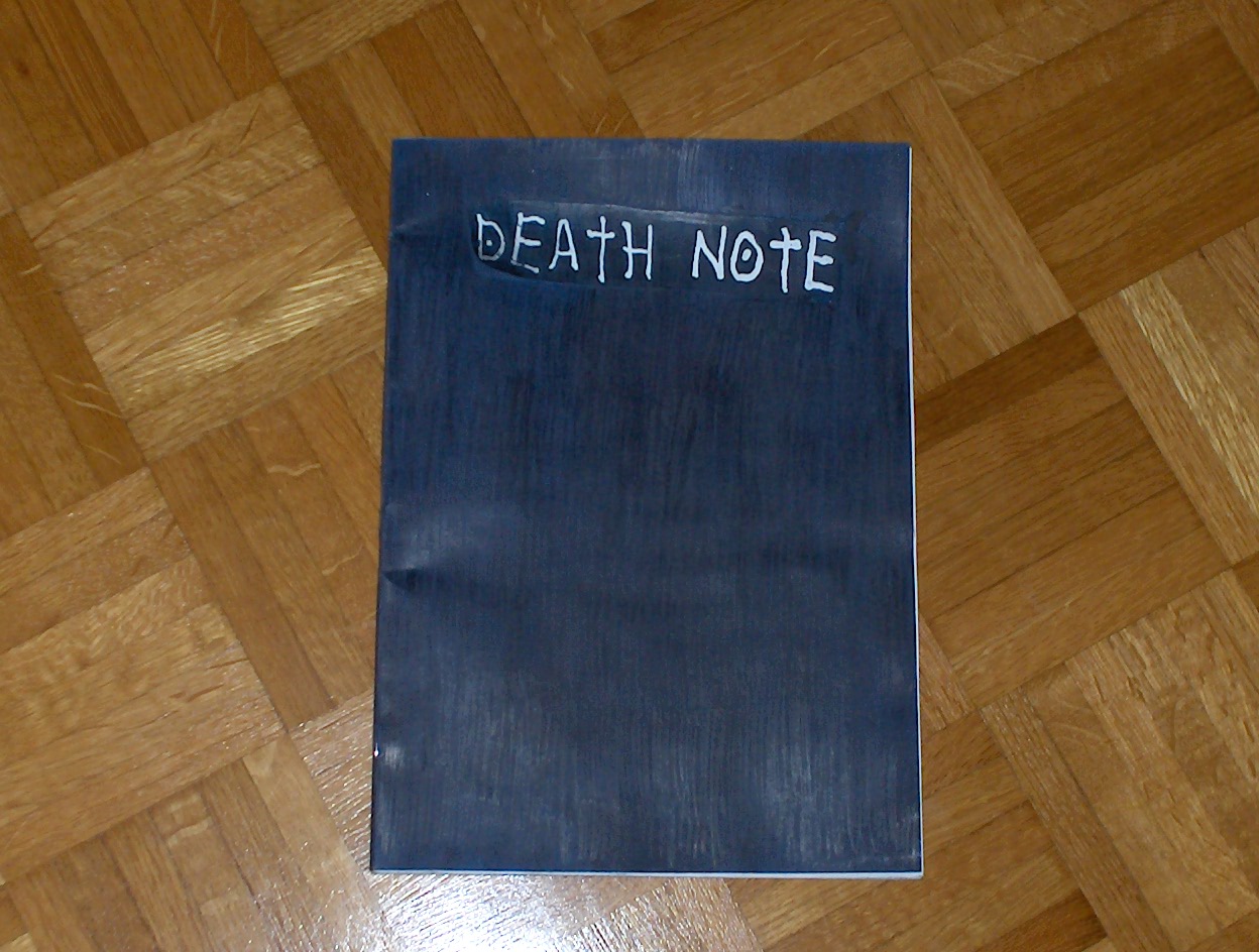 Avez-vous un cahier "Death Note ?" 080330072216107751890139