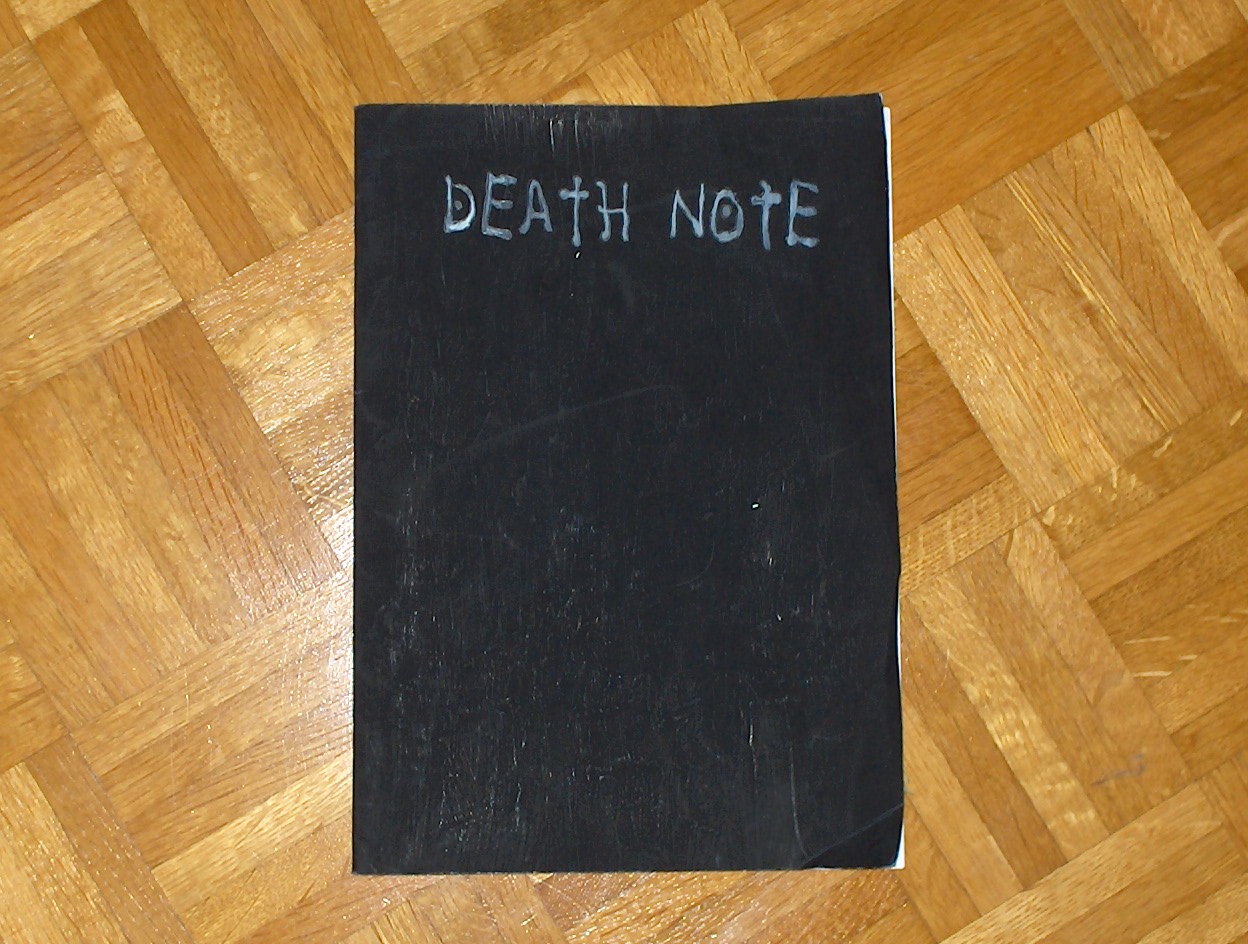 Avez-vous un cahier "Death Note ?" 080330072414107751890160