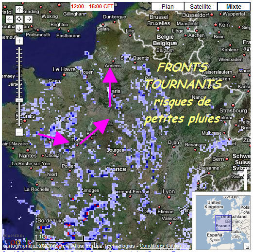 Interprétation quotidienne des radars de pluie (pour Paris): 080331032453142181893112