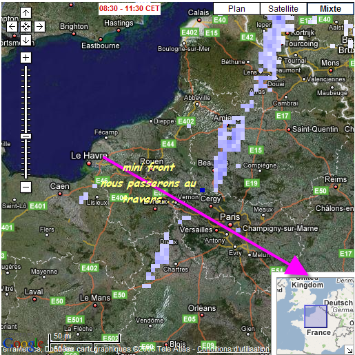 Interprétation quotidienne des radars de pluie (pour Paris): 080401115630142181896200