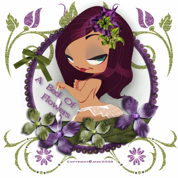 bed of flowers