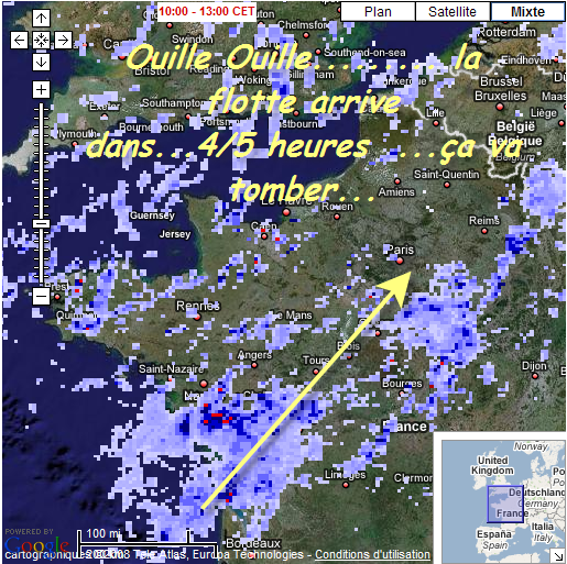 Interprétation quotidienne des radars de pluie (pour Paris): 080413012548142181942509