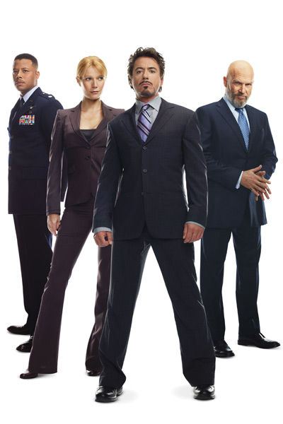 Terrence Howard ,Gwyneth Paltrow ,Robert Downey.Jr & Jeff Bridges