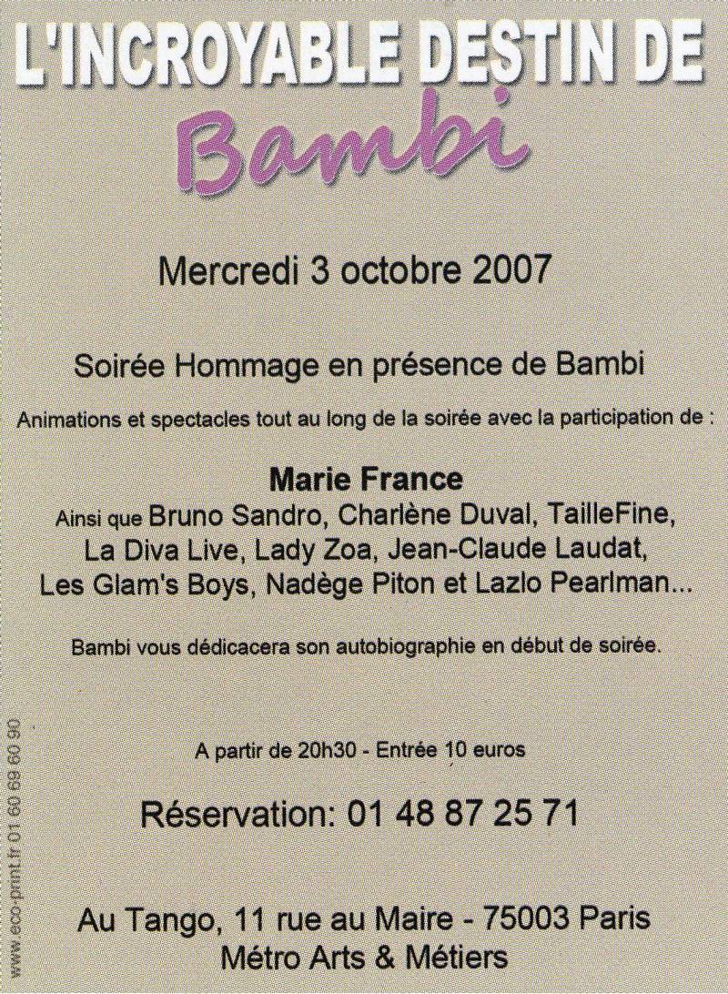 MARIE FRANCE 03/10/2007 Le Tango à Paris : compte-rendu 080701023853277292233568