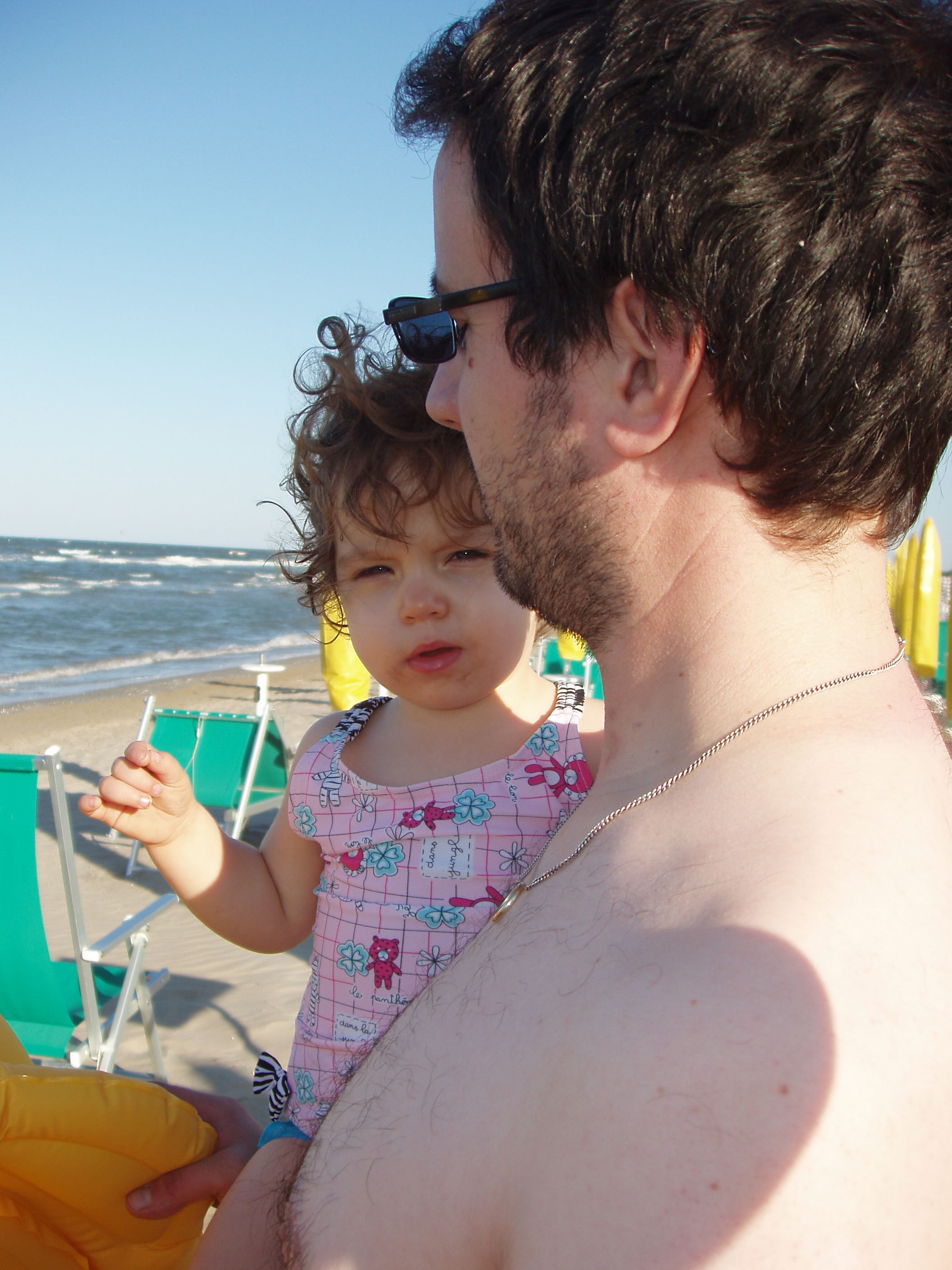hannah sur la plage