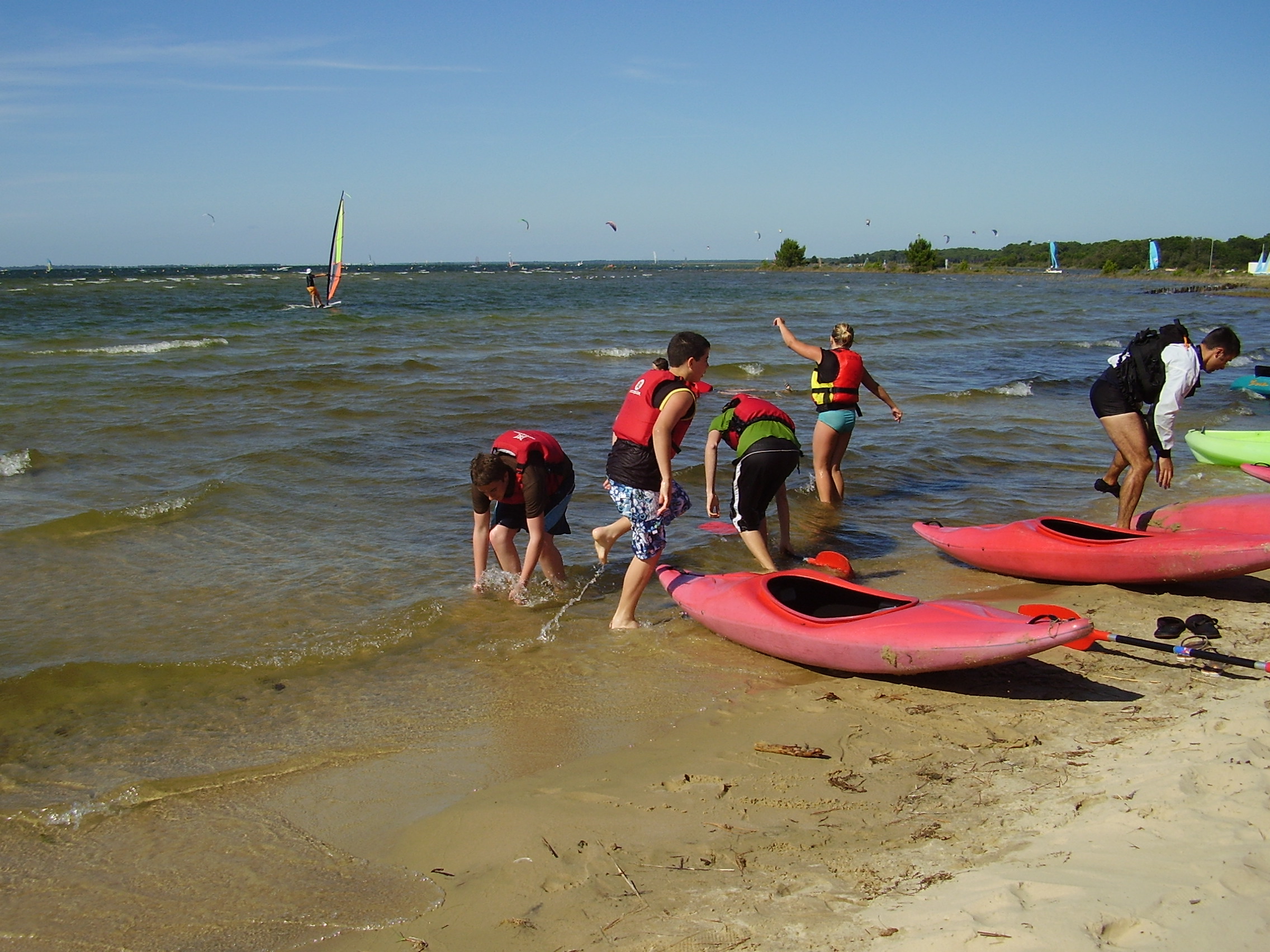 Le kayak sur le lac