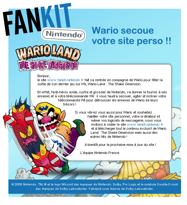 7 Octobre 2008 - Fankit WarioLand 081013125804305142605961