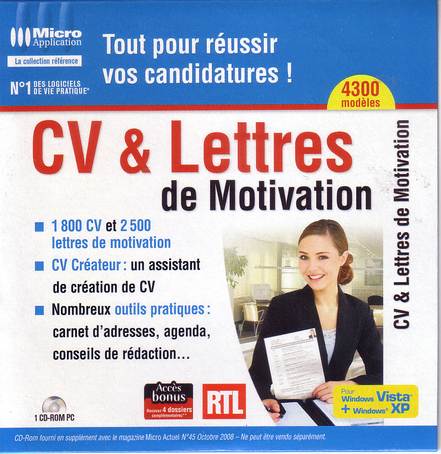 Micro Application - CV Et Lettres De Motivation 081022103725430672649188