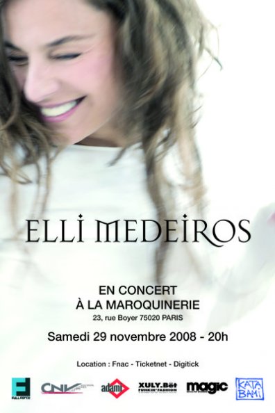 MARIE FRANCE dans le public du concert d'ELLI MEDEIROS le 29/11 à Paris 081118052753393752771481