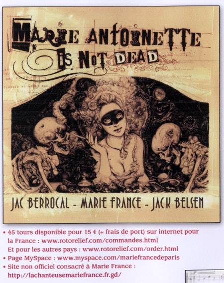 MARIE FRANCE & PHANTOM 11/10 Paris : compte-rendu 081212074846393752865608