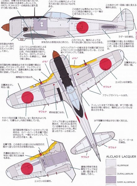 Nakajima kI44-II SHOKI (TOJO)  1/72 [Hasegawa] 090109031949519552973811