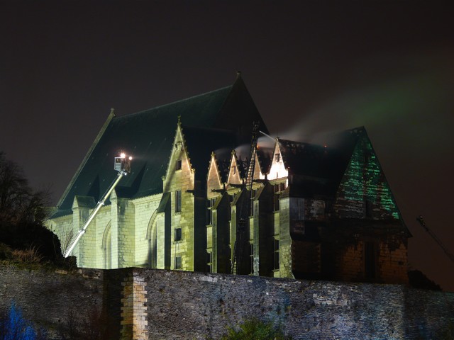 "INCENDI" au château d'Angers - 090111013212507222980885