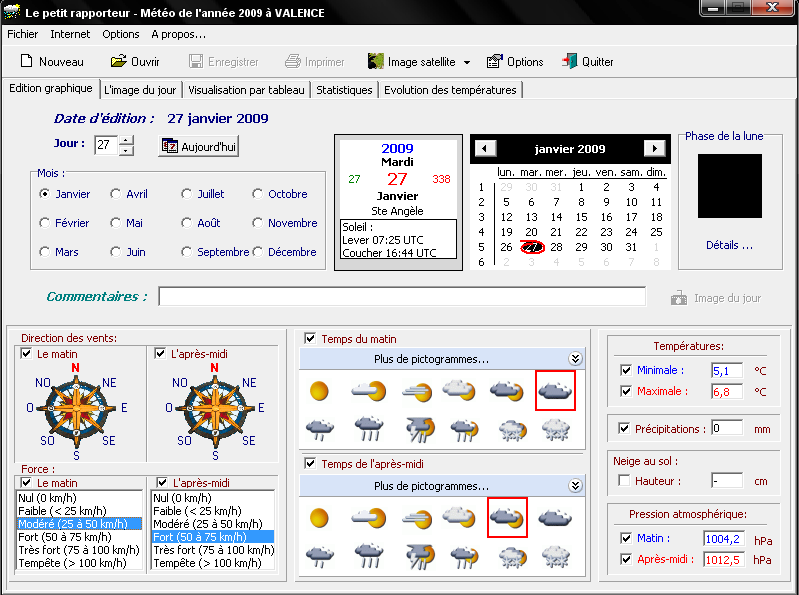 relev&eacute; du 27-01-2009