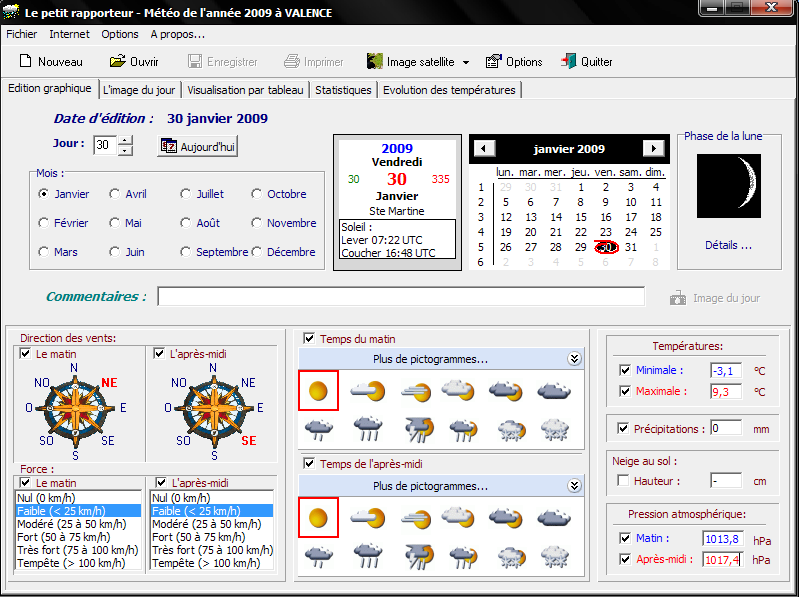 relev&eacute; du 30-01-2009