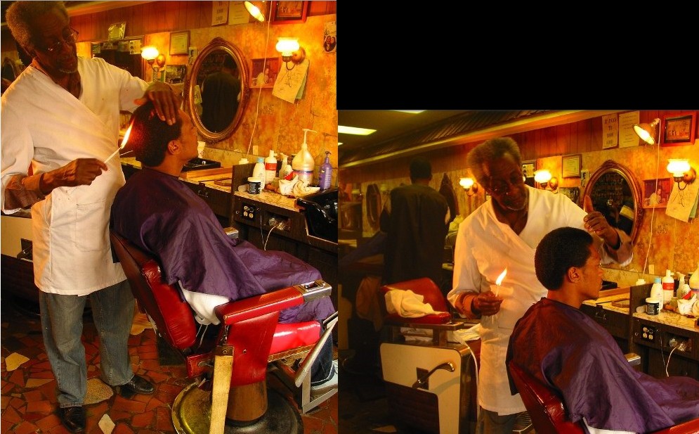 Le coiffeur à la flamme !!! 090312072836565303304965