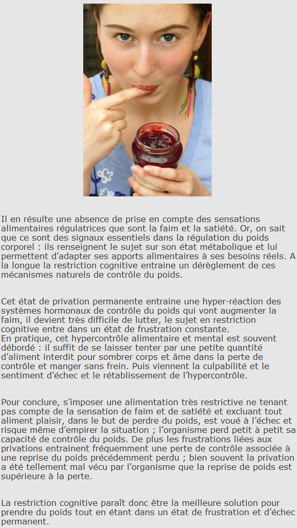 Régimes : les dangers de la privation !!! 090313042331565303308319