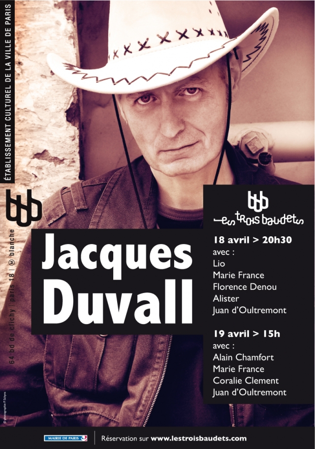 PHANTOM FEAT. JACQUES DUVALL & MARIE FRANCE 18 & 19/04/2009 Trois Baudets à Paris : compte-rendu 090324012524393753363560