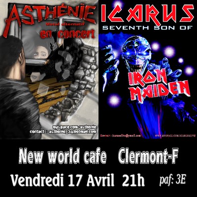 New world café Clermont le 17 avril + Icarus 090411101252118273461083